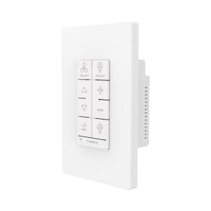 Locus Smart Wi-Fi Ceiling Fan Wall Switch (1-Gang), Works with Alexa, Google Home and Siri Shortcut