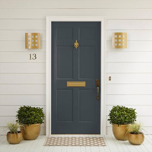 Reviews for BEHR PREMIUM 1 qt. #PPU24-23 Little Black Dress Semi-Gloss  Enamel Interior/Exterior Cabinet, Door & Trim Paint | Pg 3 - The Home Depot