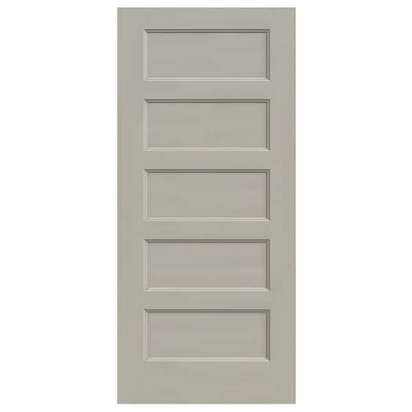 36 in. x 80 in. Conmore Desert Sand Paint Smooth Hollow Core Molded Composite Interior Door Slab