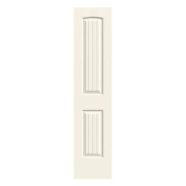 JELD-WEN 18 in. x 80 in. Santa Fe Vanilla Painted Smooth Solid Core Molded Composite MDF Interior Door Slab