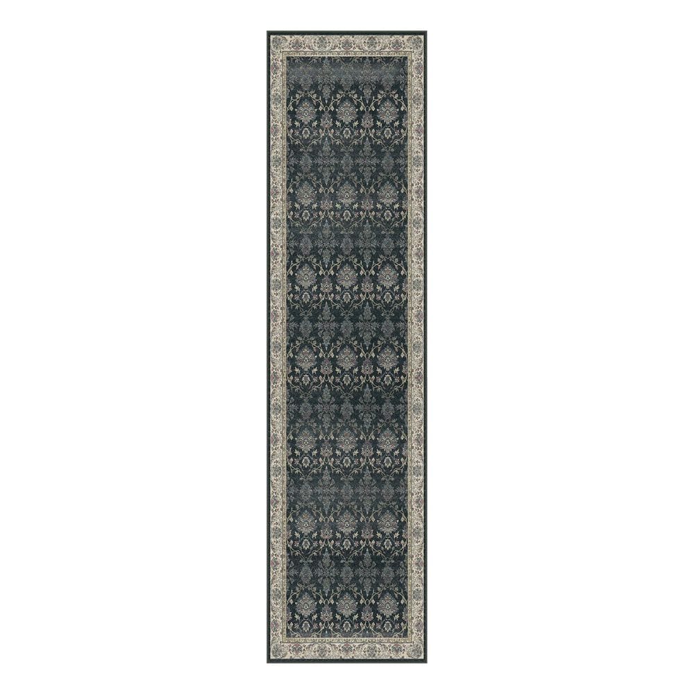 Shimmer Black 2 ft. x 8 ft. Washable Distressed Vintage Floral Runner Rug price history on PriceWatchPro