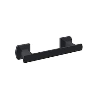 Verity Wall Mounted Bathroom Hand Towel Holder with Mounting Hardware in Matte Black