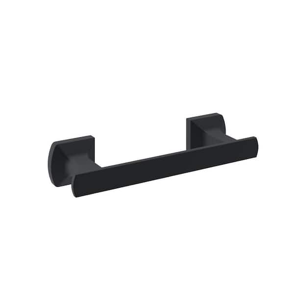 Symmons Verity Wall Mounted Bathroom Hand Towel Holder with Mounting Hardware in Matte Black