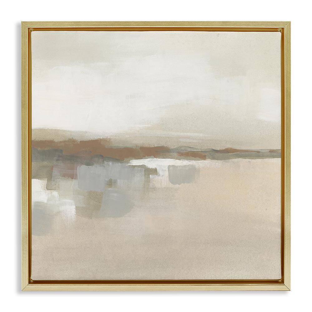 Southwestern Dunes Abstraction by June Erica Vess Gold Floater Frame Abstract Graphic Art Print 25 in. x 25 in. price history on PriceWatchPro