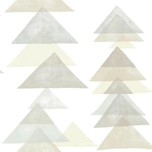 34 sq. ft. Triangles Premium Peel And Stick Wallpaper