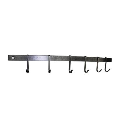 Enclume Handcrafted 36 in. Hammered Steel Gourmet Deep Bookshelf Wall ...