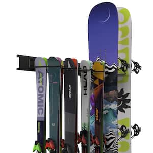 265 lbs. Capacity Ski or Snowboard Wall Mount Garage Storage Rack