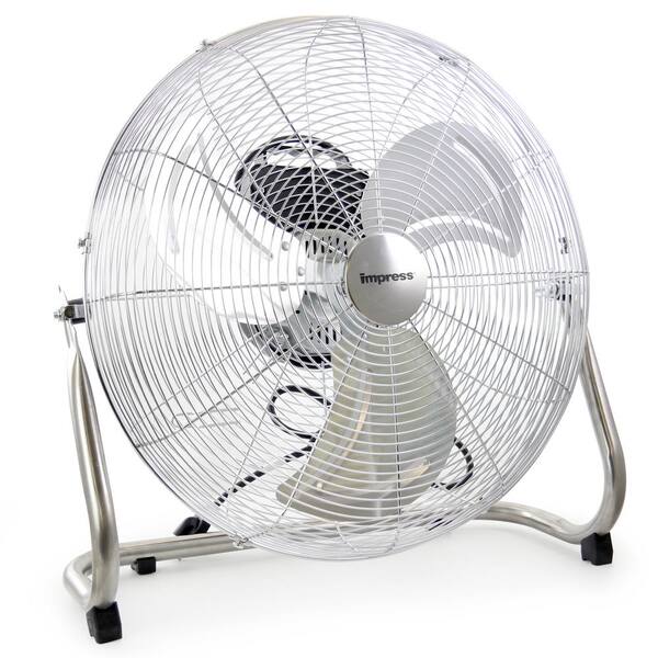 High Velocity Chrome Metal Fan 