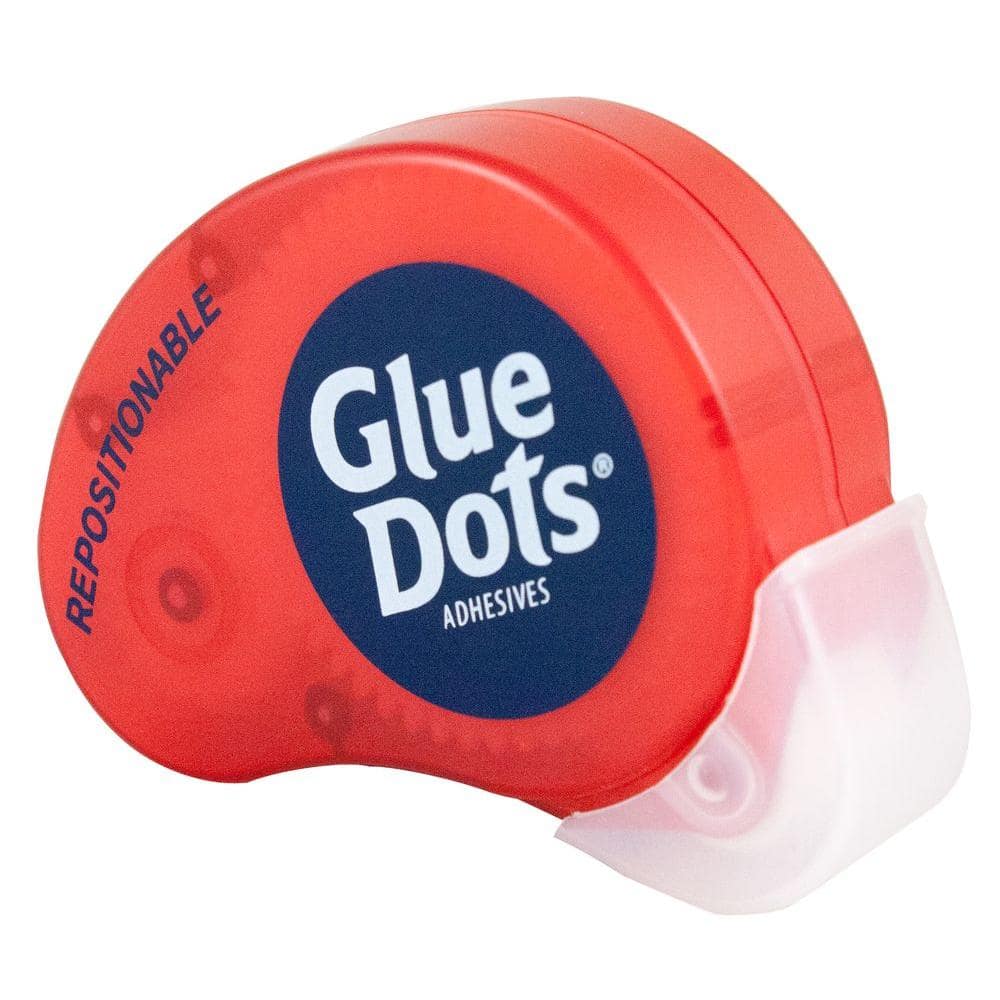 Glue Dots Repositionable Disposable Dispenser (6-Pack) 37110 - The