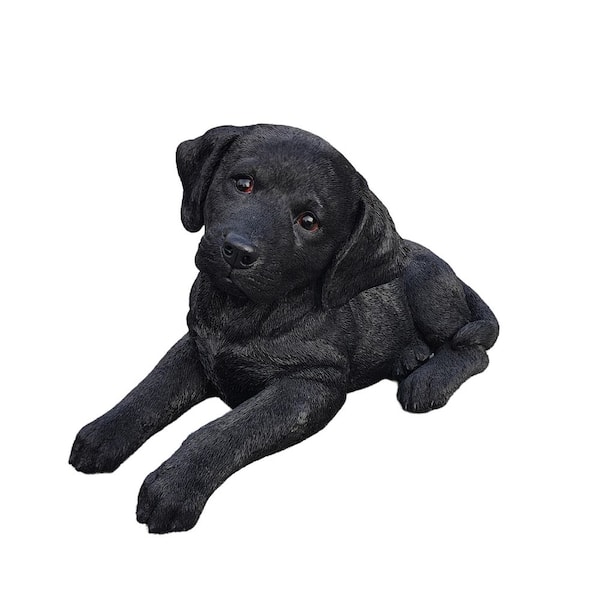 HI-LINE GIFT LTD Midnight Reverie: Sleek Black Polyresin Lying