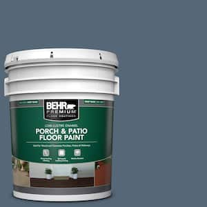 5 gal. #S510-6 Durango Blue Low-Lustre Enamel Interior/Exterior Porch and Patio Floor Paint