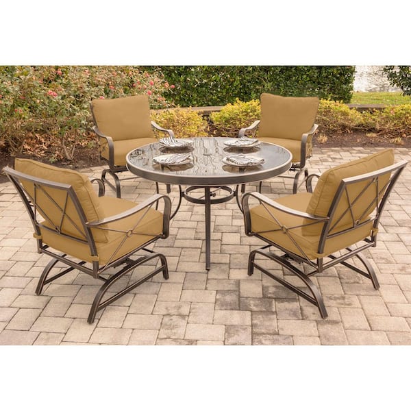 Hanover Summer Nights 5 Piece Outdoor, Sears Outdoor Furniture With Fire Pit