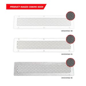 4 in. x 16 in. Gray Insect Armor Soffit Guard (1-Unit)