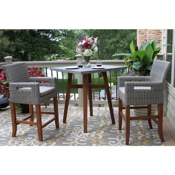 outdoor counter height bistro table