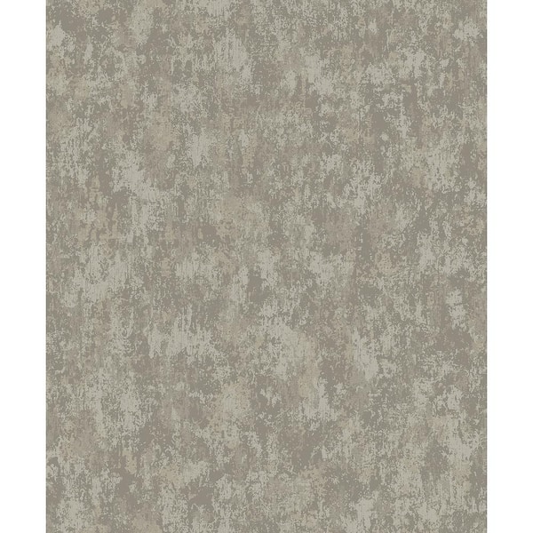 A-Street Prints Haliya Sterling Metallic Plaster Non-Woven Paper