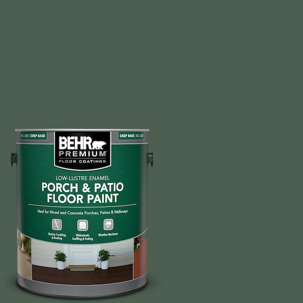 BEHR PREMIUM 1 gal. #N400-7 Vine Leaf Low-Lustre Enamel Interior/Exterior Porch and Patio Floor Paint
