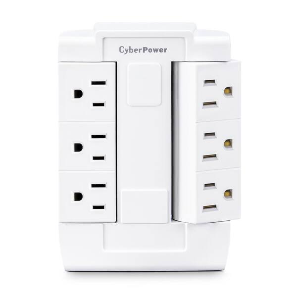 Six Outlet Adapter Surge Protector With 4K UHD Wifi Camera