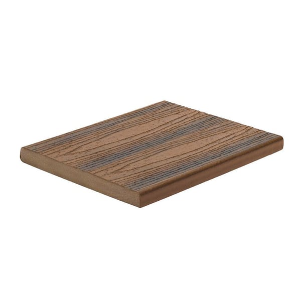 Transcend 1 in. x 8 in. x 12 ft. Spiced Rum Composite Deck Fascia Board
