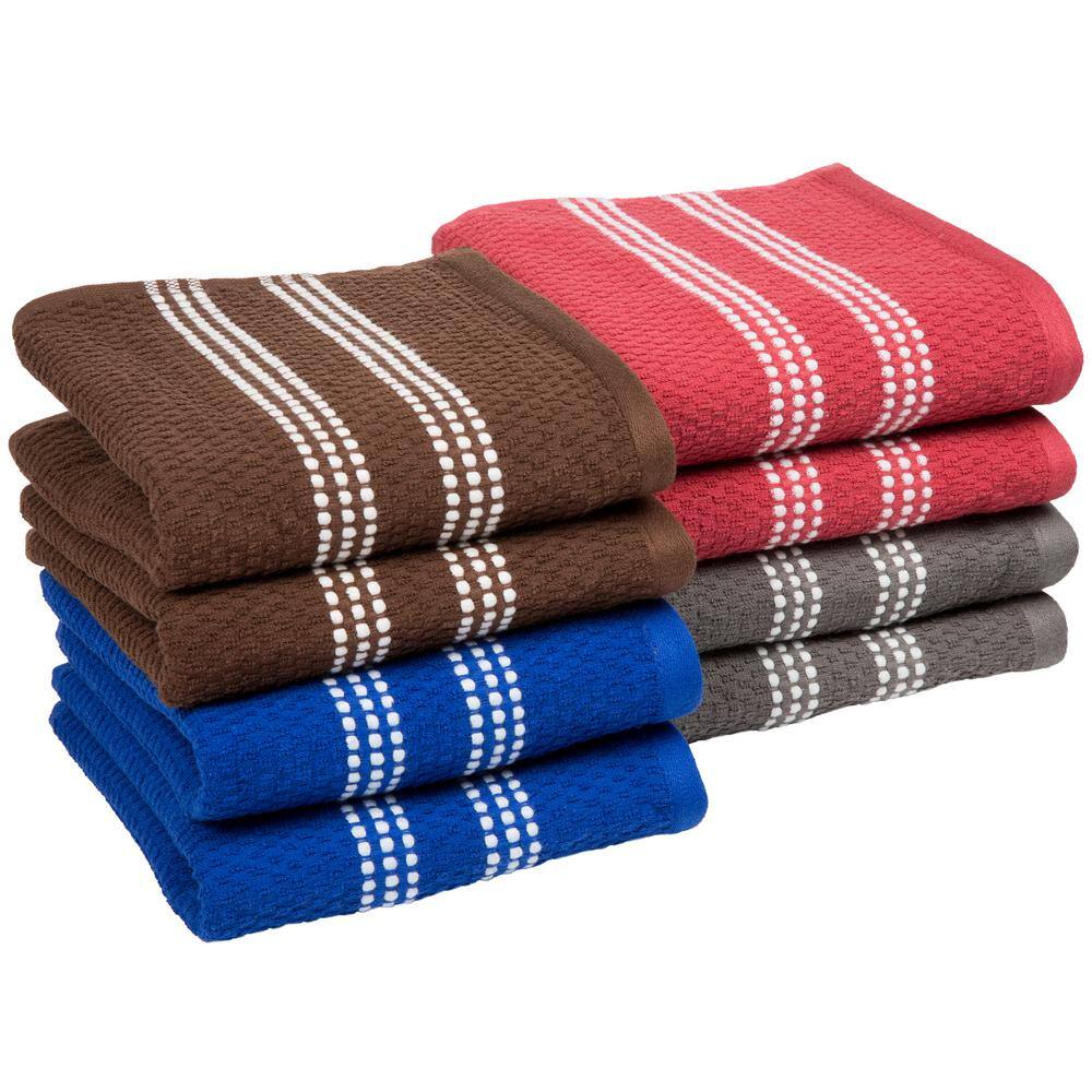 100/% Cotton Dish Cloths Cleaning Cloth Washing Drying Dishes 34 x 28 cm Pack 10