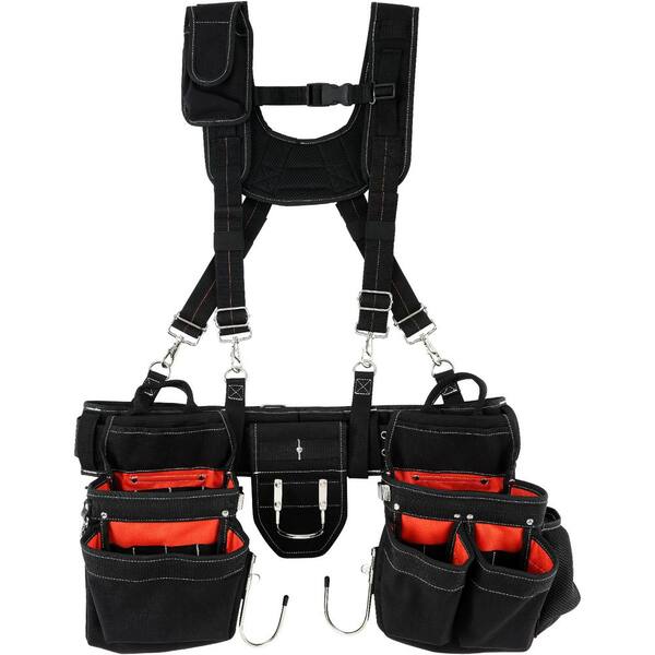 Tool Pouch Tool Belt Suspenders 33pocket Tool Belts For Men