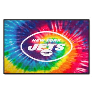 New York Jets Tie Dye 2 ft. x 3 ft. Starter Area Rug