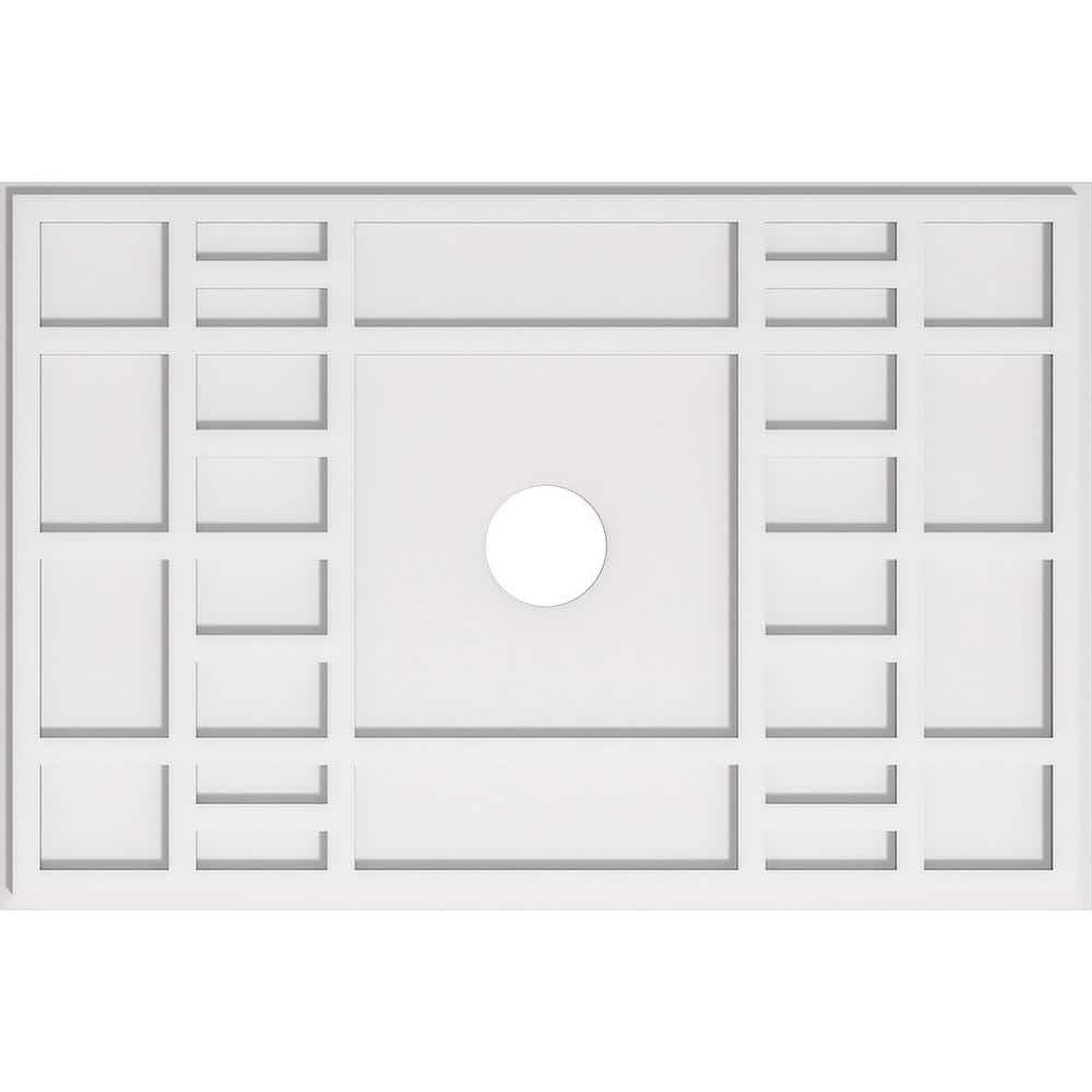 36 in. W x 24 in. H x 4 in. ID x 1 in. P Beaux Architectural Grade PVC Contemporary Ceiling Medallion price history on PriceWatchPro