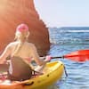 Costway 10.2 ft. Orange Single Sit-On-Top Kayak 1-Person Kayak