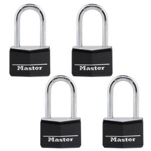 Master Lock Magnum Outdoor Padlock 4-Pack - Keyed Alike Weatherproof Gate Locks