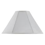 Cal Lighting SH-8101-21-CM 21 in Vertical Piped Basic Coolie Shade Champagne 