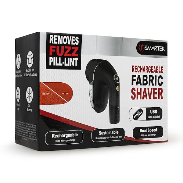 Smartek Deluxe Fabric Shaver And Lint Remover 2 12 Coverage Area - Office  Depot