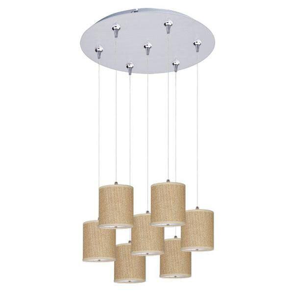 CLI Coit 6-Light Polished Chrome LED Pendant