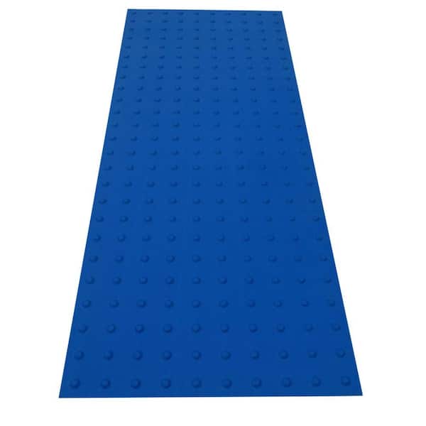 Safety Step TD SSTD PowerBond 24 in. x 5 ft. Blue ADA Warning Detectable Tile (Peel and Stick)