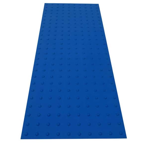 Safety Step TD RampUp 24 in. x 5 ft. Blue ADA Warning Detectable Tile