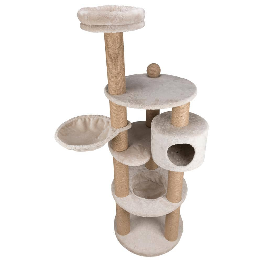 EAN 4011905444291 product image for Light Gray Nigella Scratching Post | upcitemdb.com