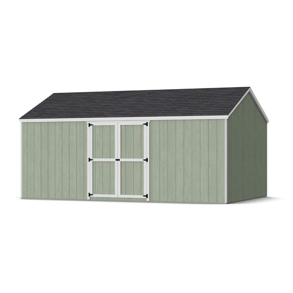Value Gable 12 ft. x 18 ft. Outdoor Wood Storage Shed with Side Entry Do-It-Yourself Kit (216 sq. ft. ) price history on PriceWatchPro