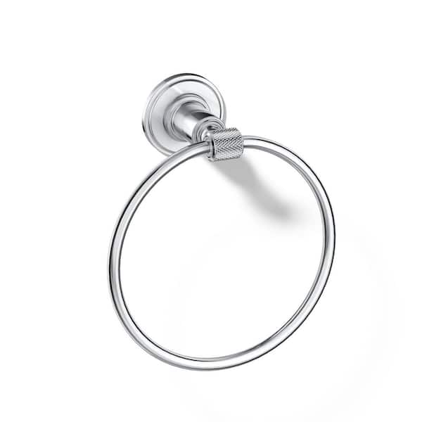 Torrington Wall Mounted Towel Ring in Polished Chrome