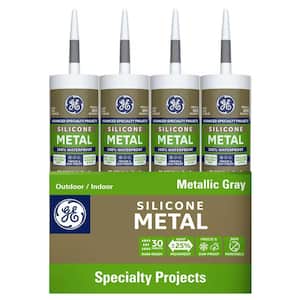 Advanced Silicone 2 10.1oz. Gray Specialty Silicone Caulk (12-pack)