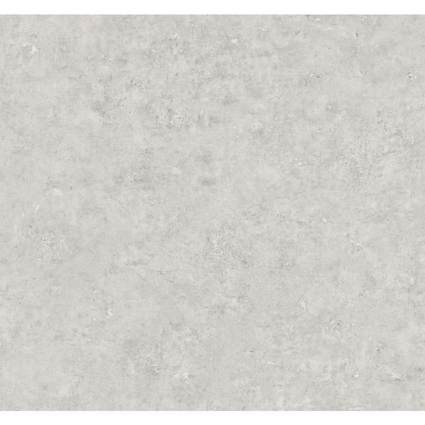 Seabrook Designs 60.75 sq. ft. Silo and Metallic Silver Cement Faux Embossed Vinyl Unpasted Wallpaper Roll