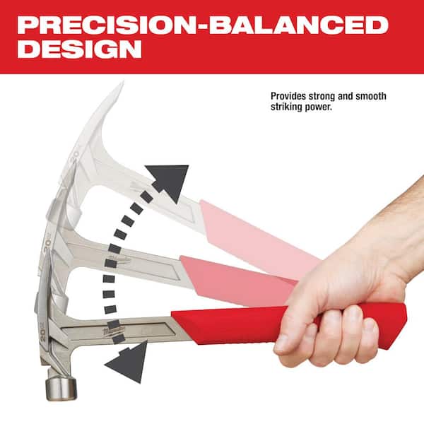 Milwaukee 20 oz. Smooth Face Hammer - image 4