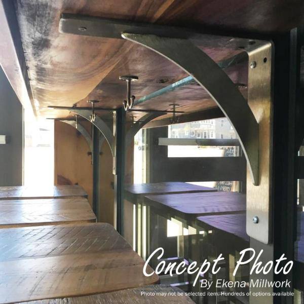 Stainless Steel 6" Industrial Countertop Bracket