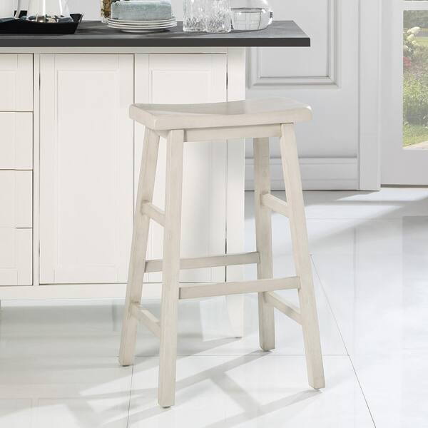 off white bar stools set of 2