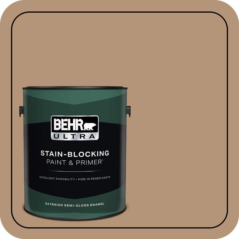 1 gal. #280F-4 Burnt Almond Semi-Gloss Enamel Exterior Paint & Primer price history on PriceWatchPro