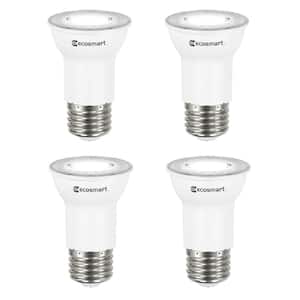 35-Watt Equivalent PAR16 Dimmable Flood LED Light Bulb Bright White (4-Pack)