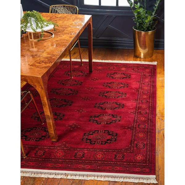 Tekke Cleveland Red 8' 0 x 11' 0 Area Rug