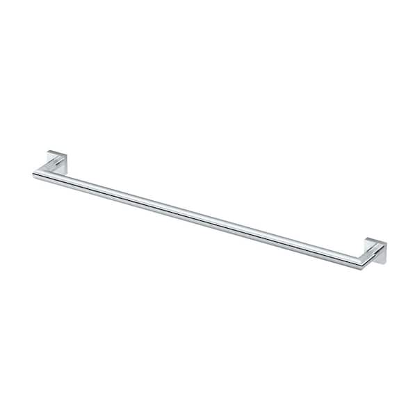 Gatco Glam Too 30 in. Wall Mounted Towel Bar in Chrome