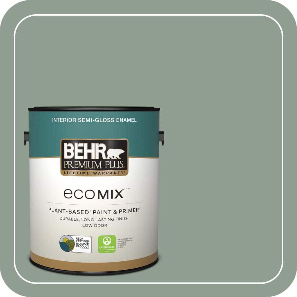 1 gal. #ICC-104 Balsam Fir Semi-Gloss Enamel EcoMix Plant-Based Interior Paint & Primer price history on PriceWatchPro