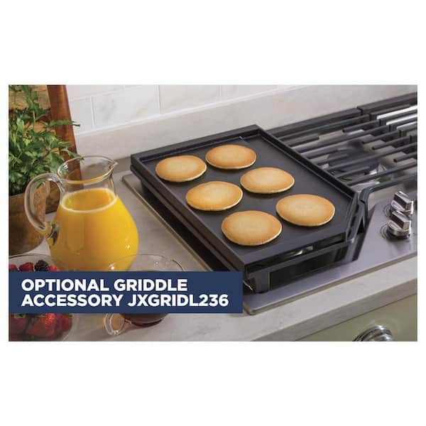 Ge Cast Iron 36 In Cooktop Griddle, Countertop Gas Stove With Griddle Pan