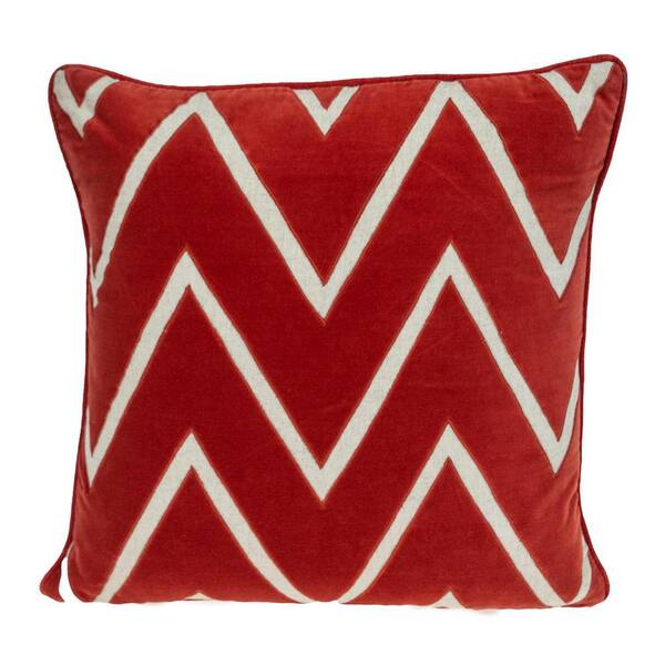 crimson throw pillows