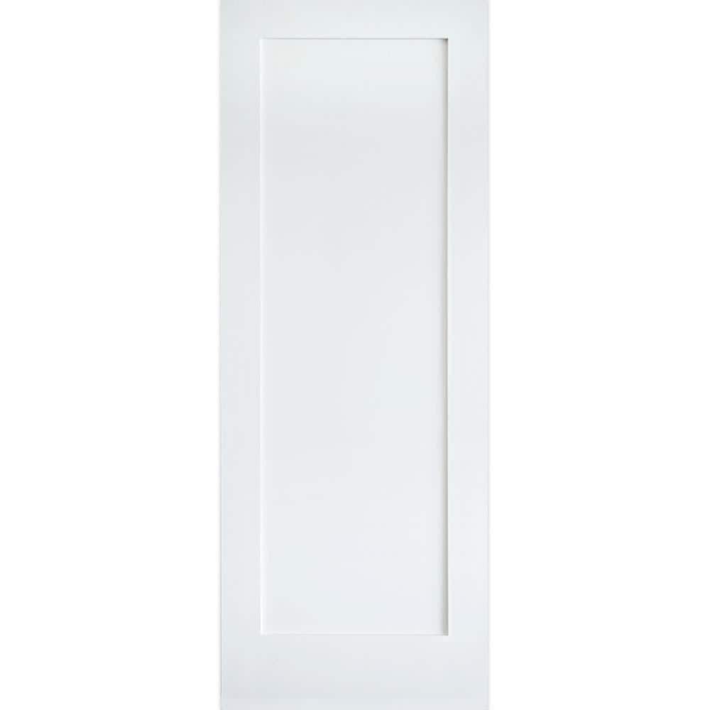 24" x 80" White Primed MDF Solid Core Interior Door Slab