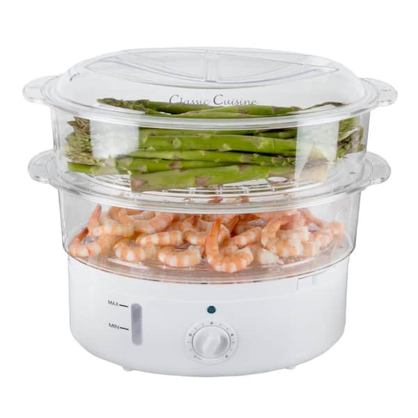 6.3 Qt. White Rice Cooker with Built-In Timer and Locking Lid 6.3 Qt. White Rice Cooker with Built-In Timer and Locking Lid